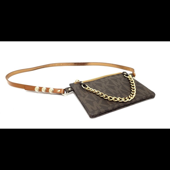 Michael kors Pull Chain Belt Bag brown size XL - Picture 4 of 15